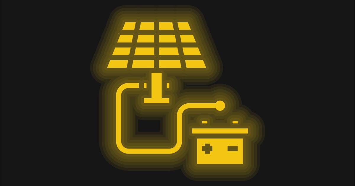 Investing in solar batteries.