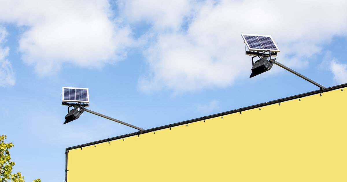 Custom solar solutions for commercial lighting and power.